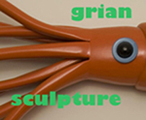 Sculpture of fish and insects